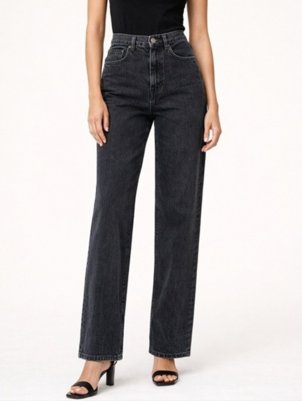 Denim Forum The Joni High Rise Loose Jeans 27x29